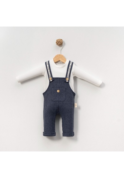 Çakar Bebe 3-18 Aylık Erkek Slopet Tulum-7026173 - Füme Füme