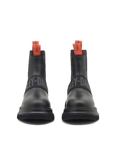 Harley Davidson Bayan Bot 021Z100563  Black Deri Siyah