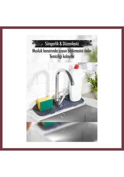 Storeşahin Silikon Lavabo Matı 13 36 Cm Shn0720 Çok Renkli