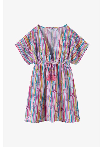 Penti Renkli Kız Çocuk Ribbon Trim Kaftan Çok Renkli