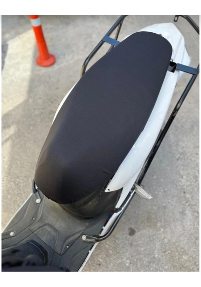Siyah Motor Sele Kılıfı 1.kalite Penye Kumaş Likrali 50cc Ve 150cc Uyumlu