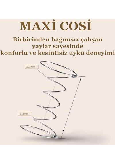 Maxi Cosi Gold 80 x 150 Soft Ortopedik Yaylı Yatak