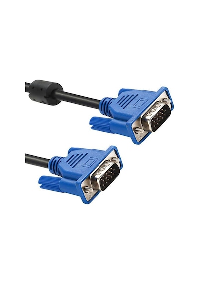 Vga155 Siyah 15 Pin 3+6 Erkek-erkek 5 Metre Vga Kablosu