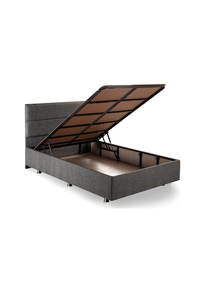 Nironyatak Niron Silver Baza Ve Başlık Seti 120X200 Cm Tek Kişilik Kaydırmaz