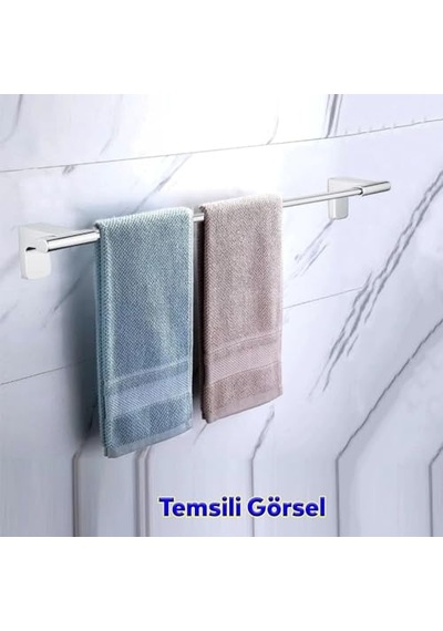 Için Havlu Askısı Serbest Duran Havlu Askısı Iki Kollu Metal Takı Koyma Yeri Ile Siyah Standart Boyut Çok Renkli