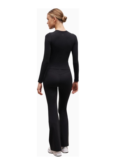 Because Of Alice Base Sculpting Long Sleeve Top Uzun Kollu Şekillendirici Kadın Üst Siyah