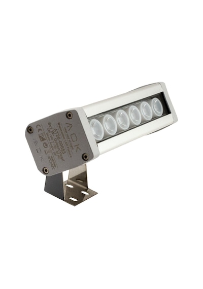 At20-00653 Ack 6 W Power Led Wallwasher Yeşil Işık 18 Cm