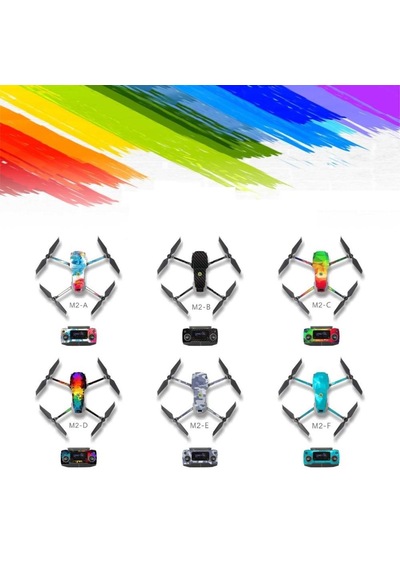DJI Mavic 2 Pro Su Geçirmez Uv Dayanıklı Pvc Koruma Sticker Sc