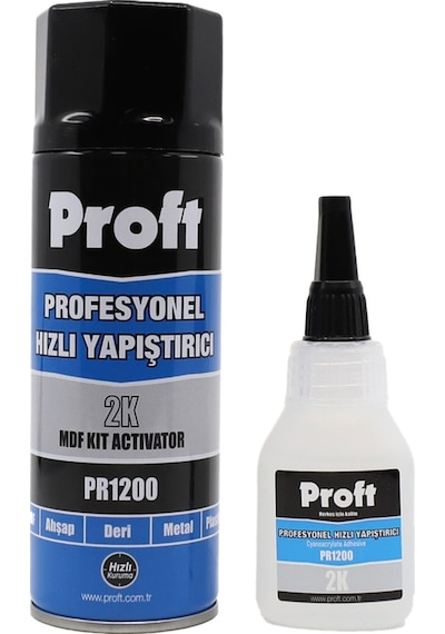 Proft Mdf Hızlı Yapıştırıcı 200ml + 50gr
