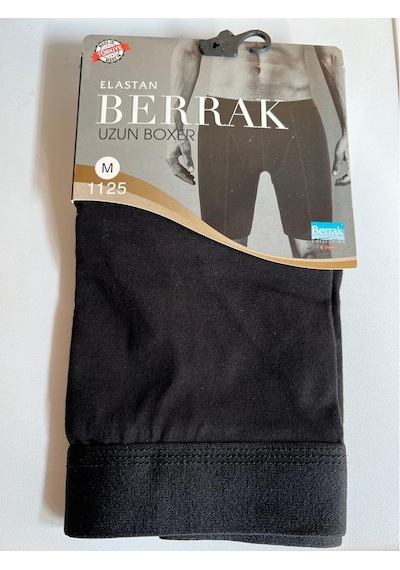 Berrak 1125 Erkek Pamuk Likralı Uzun Boxer