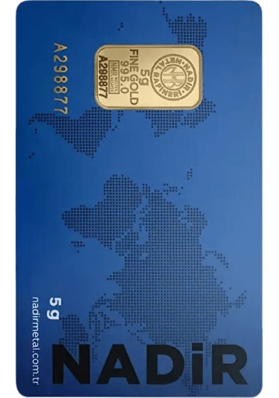 Nadirgold 5 Gr Külçe Altın