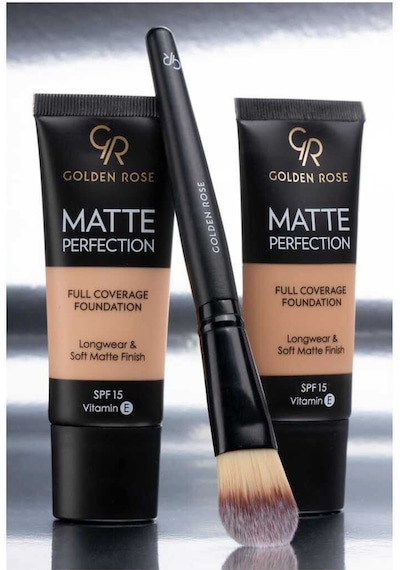 Matte Perfection Full Coverage Foundation - Warm 01 - Yoğun Kapatıcı Mat Fondöten 0