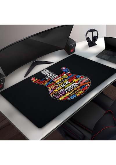Karışık-1 40x90 Gaming Kaymaz Taban Oyuncu Ultra Pürüzsüz Mousepad 004