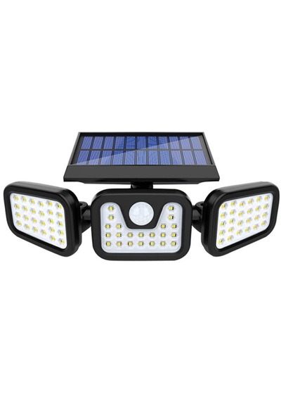 1725a 3 Kanatlı Solar Led Duvar Lambası Hareket Sensörlü 3 Modlu 1