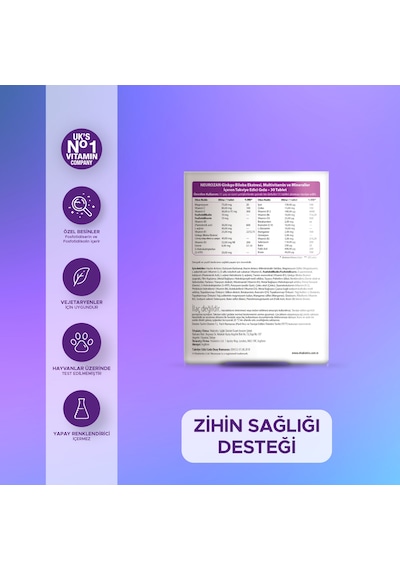 Vitabiotics Neurozan Original Takviye Edici Gıda 30 Tablet