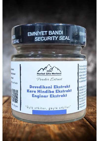 Nurbal Şifa Merkezi Devedikeni Kara Hindiba Enginar Ekstrakt 120 G