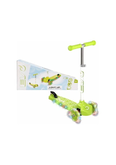 Evo Scooter 3tkr Işıklı Max 50kg Yeşil