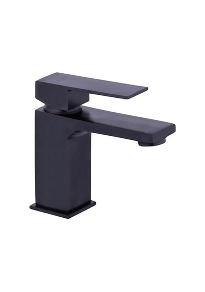 4471 Loya Black Lavabo Bataryası Musluğu Pirinç Gövde Siyah