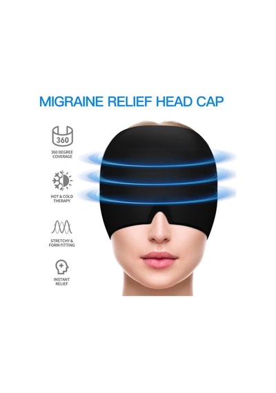 Migren Soğuk-sıcak Kompres Maske Ve Gidermeye Yardımcı Jel Maske