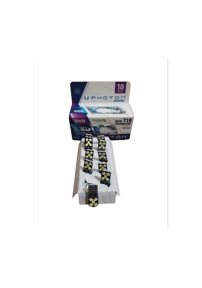 Photon T10 W5W 12V Dipsiz 10 Led Beyaz Işık 2 Adet