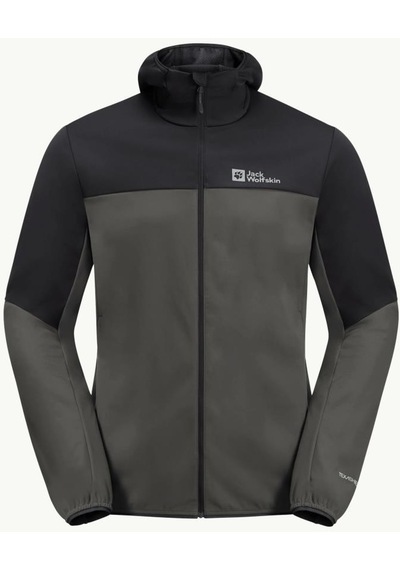 Jack Wolfskin 1306923 6945 Feldberg Hoody M Slate Erkek Outdoor Ceket 001