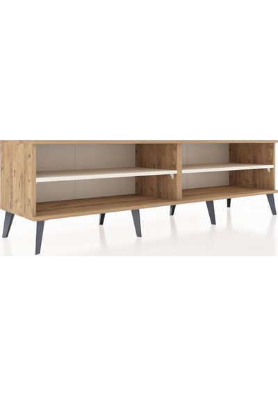 Hyperion Tv Ünitesi 2 Raflı 176x44x51 Çam-çam/aytaşı Atlas Çam/aytası Hyperion Tv Ünitesi 2 Raflı 176x44x51 Çam-çam/aytaşı Atlas Çam/aytası