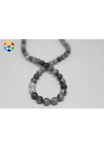 Jasper Taşı YARIM Dizi 8mm (9808) (18cm uzunluğundadır)