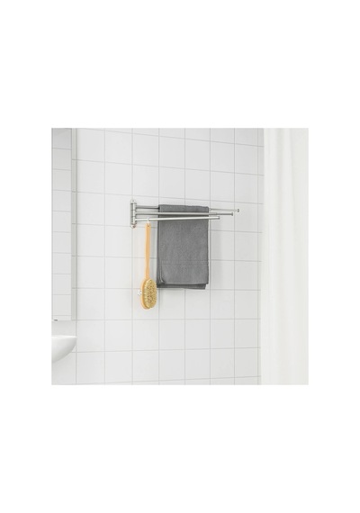 Ikea Brogrund Havluluk 43-63 X 3 X 15 Cm Krom