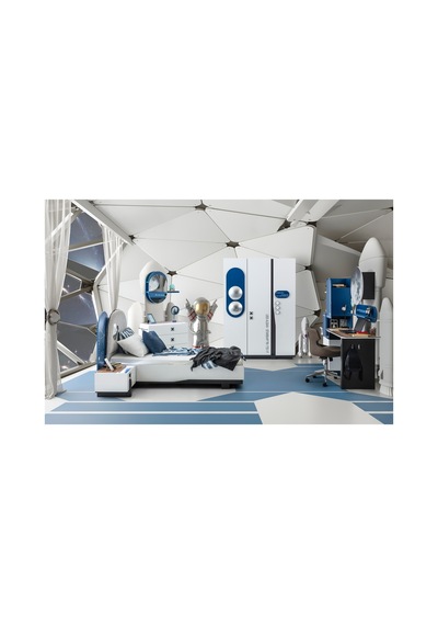 Space 7 Çocuk Odası Takımı Mavi/beyaz Mavi/beyaz Space 7 Çocuk Odası Takımı Mavi/beyaz Mavi/beyaz