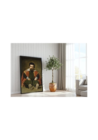 Rönesans Velázquez Sebastián De Morra Portresi Çerçevesiz Poster 21x30 Cm A4 Tablo Rönesans