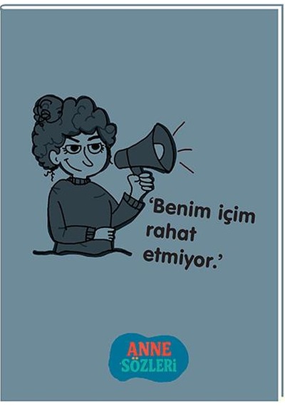 Keskin 12 17 Kuşe Kapak Anne Sözleri Not Defteri - Benim İçim Rahat Etmiyor Çok Renkli