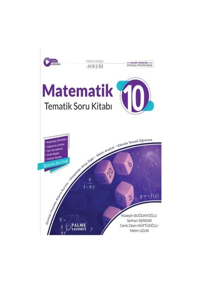 Palme 10.sınıf Joker Matematik Soru Kitabı Tematik Yeni