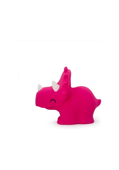 Dhink Silikon Gece Lambası Triceratops Pembe Diğer