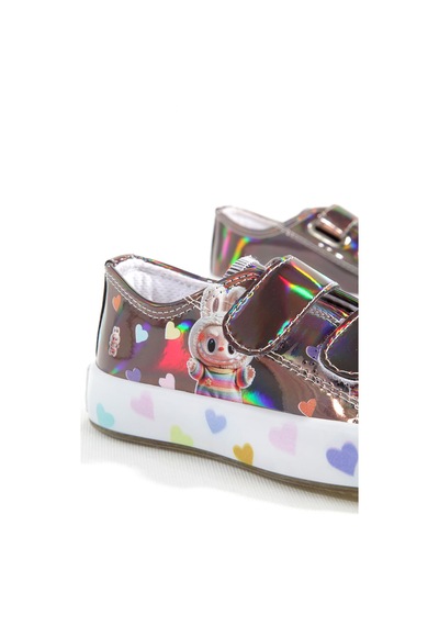 Artı Artı Ayakkabı Mia Kids-2401 Hologram 3d Kız Çocuk Cırtlı Işıklı Platin Sneakers Platin Artı Artı Ayakkabı Mia Kids-2401 Hologram 3d Kız Çocuk Cırtlı Işıklı Platin Sneakers Platin
