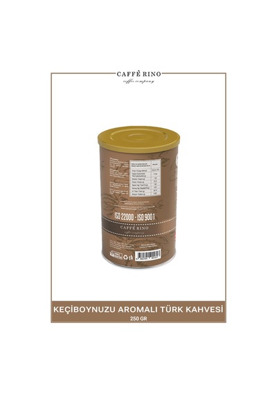 Caffe Rino Keçiboynuzu Aromalı Türk Kahvesi 250 G