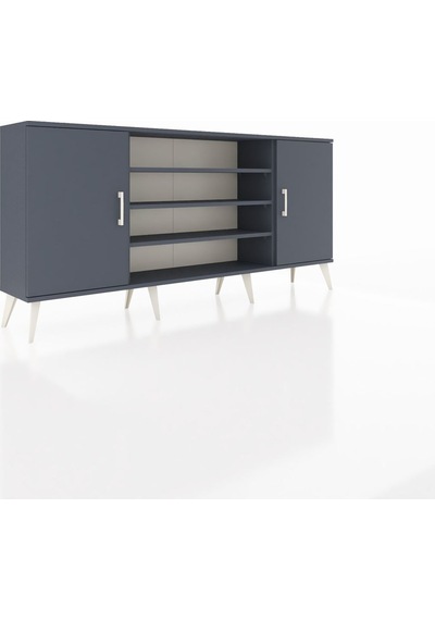 Arges Konsol 5 Raflı 2 Kapaklı 176x30x83 Antrasit-antrasit/antrasit Antrasit/antrasit Arges Konsol 5 Raflı 2 Kapaklı 176x30x83 Antrasit-antrasit/antrasit Antrasit/antrasit