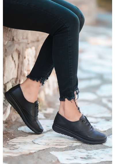 Artı-Artı020-1201 İçi Hakiki Deri Kadın Sneaker Ayakkabı