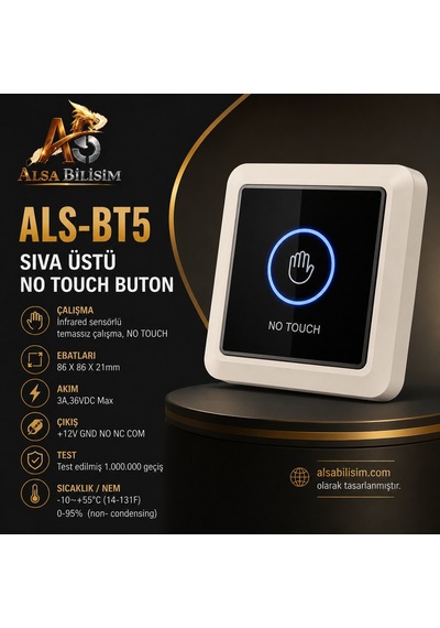Als - Bt5 Sıva Üstü Temassız, Hızlı Ve Hijyenik Geçiş Kontrolü