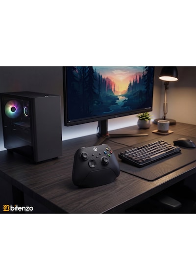 Xbox Uyumlu Tekli Oyun Kolu Standı, Minimalist Gamepad Tutucu - Siyah
