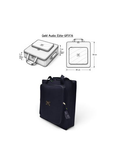 Elite-grx16 Mikser İçin Uyumlu Profesyonel Soft Case Taşıma Çantası Siyah