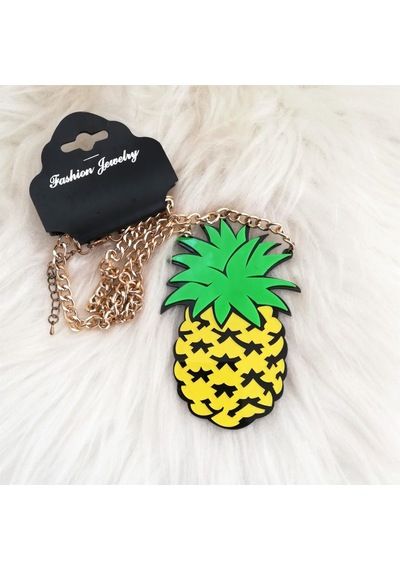 Büyük Ananas Kolye Çok REnkli