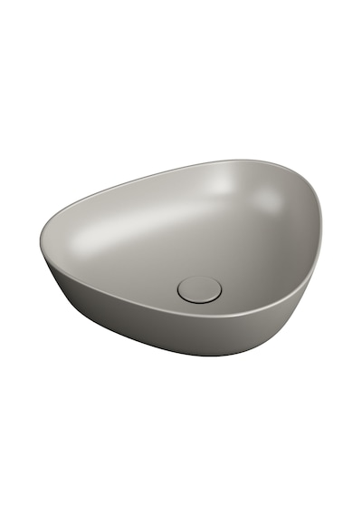 VitrA 7812B420-0016 Plural Üçgen Alçak Çanak Lavabo Mat Bej