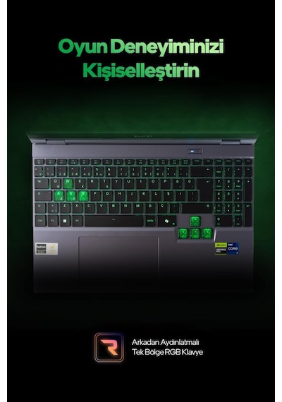 Game Garaj Slayer X9t2-5070 C2 Intel Core İ9 14900hx 16gb Ram 1tb Ssd Rtx5070 15.3" 180hz Qhd+ Ips Freedos Gaming Laptop