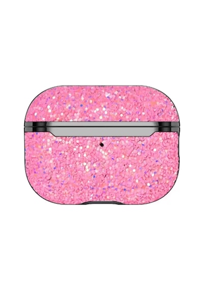 Onegif Apple Uyumlu AirPods 3 3.nesil Bright Simli Apple Uyumlu AirPods Kapak - Pembe Çok Renkli