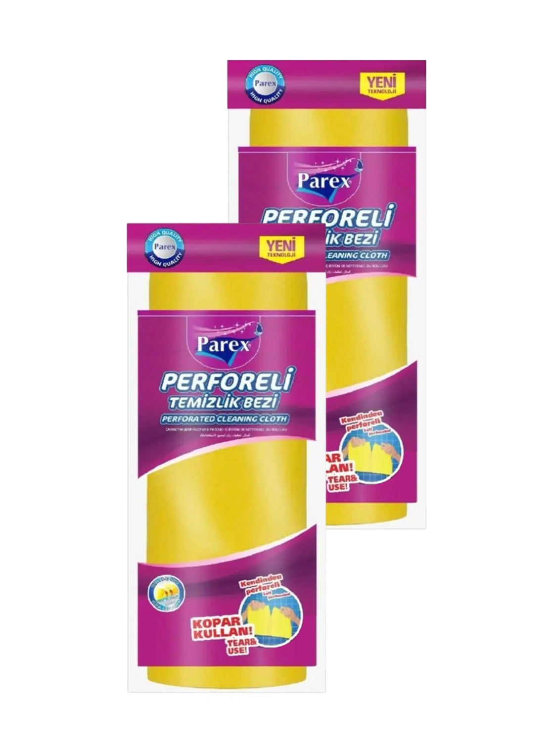 Perforeli Temizlik Bezi İkili Paket Diğer
