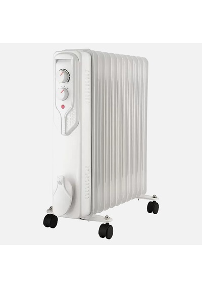 Voltomat Termostatlı 2500 W 11 Dilim Yağlı Radyatör Beyaz