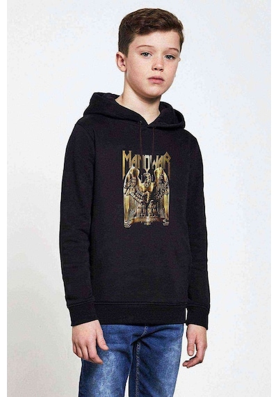 Tshirthane Manowar Logo Manowar Warriors Of The Baskılı Unisex Çocuk Sweat (528757916) Siyah