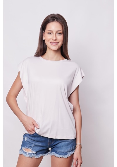 Jument Şık Likralı Span Kumaş Kolsuz Geniş Sıfır Yaka Düşük Omuzlu Basic Tshirt Bluz-şampaya Şampanya Jument Şık Likralı Span Kumaş Kolsuz Geniş Sıfır Yaka Düşük Omuzlu Basic Tshirt Bluz-şampaya Şampanya