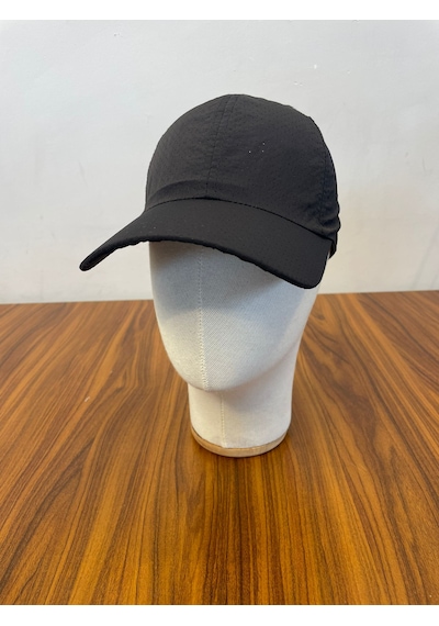Hamze Mikro Paraşüt Delikli Kumaş Yazlık Unisex Beyzbol Cap Şapka Siyah