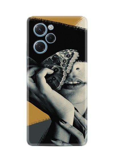 Xiaomi X5pro Kılıf Resimli Desenli Silikon Platinium Series Butterfly Girl 1837